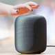 An Apple HomePod speaker.